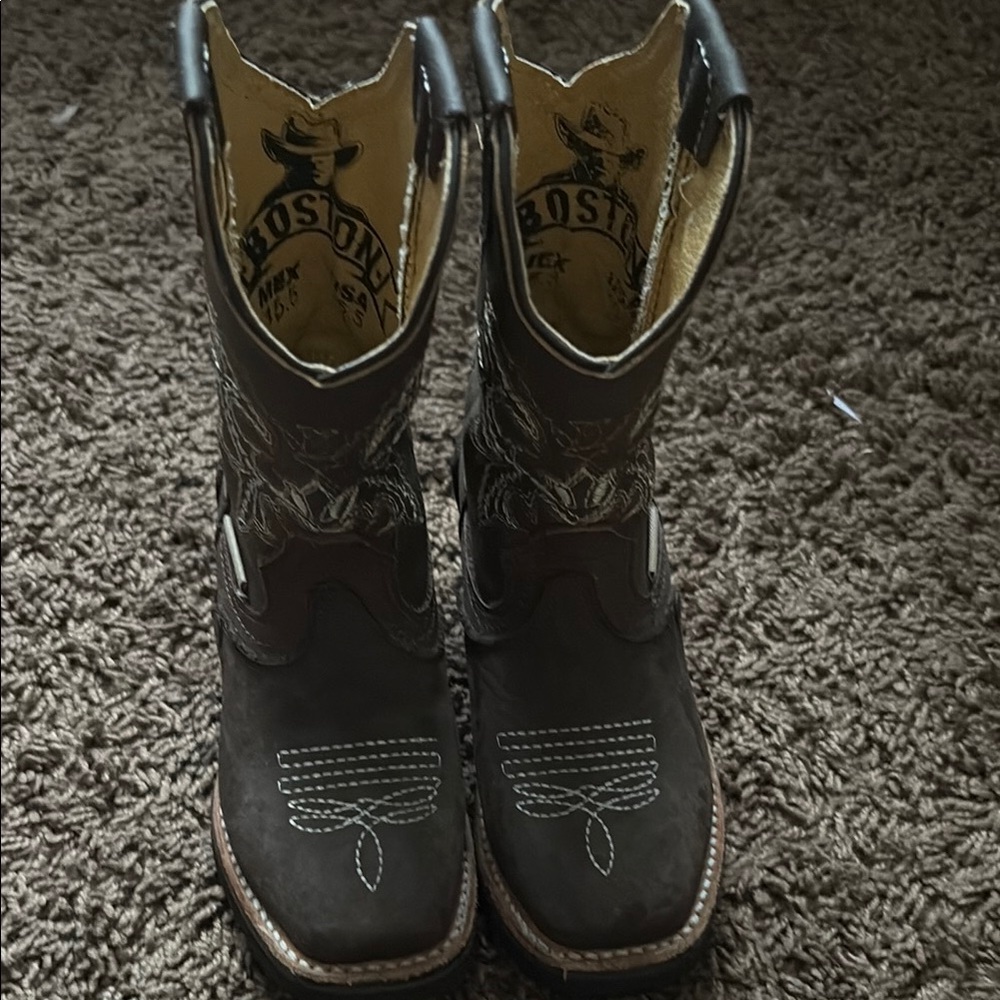 Boys' Brown Cowboy Boots